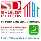 Shunda Plafon PVC - Ceramic Style - Brown Square Ceramic - PL 2511 5