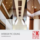 Shunda Plafon PVC - Modern Linears - Brown Wallpaper - PL 08.012 PL 10.012 2