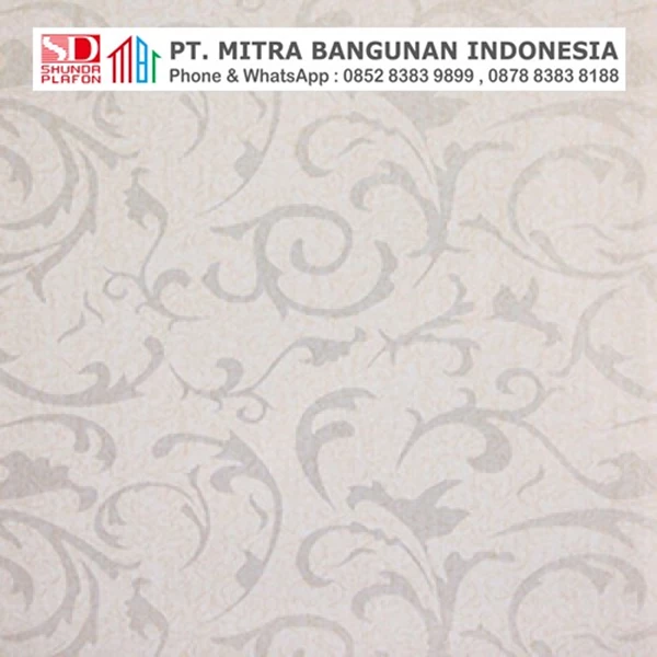 Shunda Plafon PVC - Vintage in Batik - Flower Drop - PL 2524