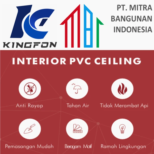 Kingfon Plafon PVC by Shunda Plafon - K-303 dan K-304