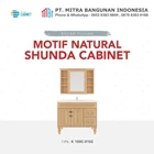 Shunda Cabinet PVC - Floor Standing - White Woodgrain - K80B-0302 3