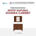 Shunda Cabinet PVC - Floor Standing - White Woodgrain X1 4