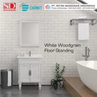 Shunda Cabinet PVC - Floor Standing - White Woodgrain X1 1