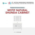 Shunda Cabinet PVC - Wall Mounted - White Woodgrain - G60A-0301 6